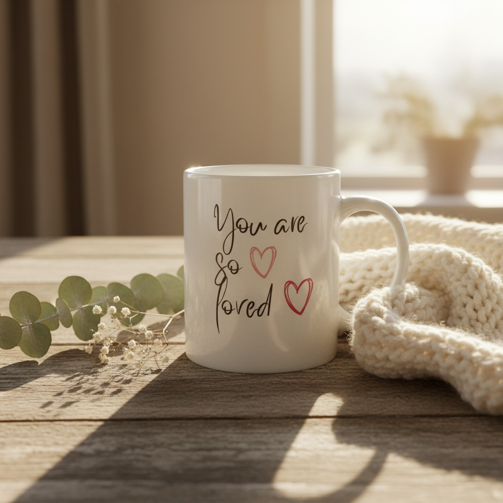 Tasse „You are so loved“ – Valentinstag Edition