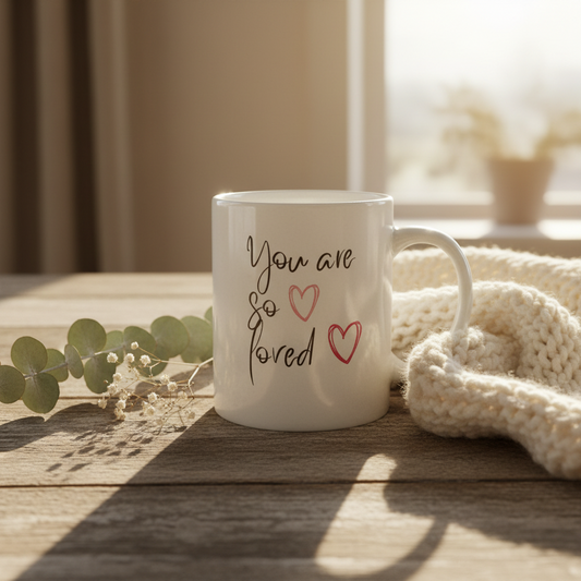 Tasse „You are so loved“ – Valentinstag Edition